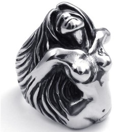 Attraktives Design Zarte Farben Hochwertiger Titanring