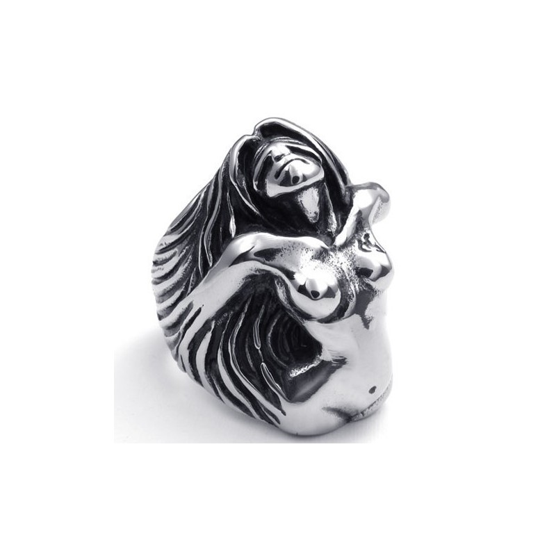 Attraktives Design Zarte Farben Hochwertiger Titanring Attraktives Design Zarte Farben Hochwertiger Titanring