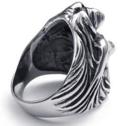 Attraktives Design Zarte Farben Hochwertiger Titanring