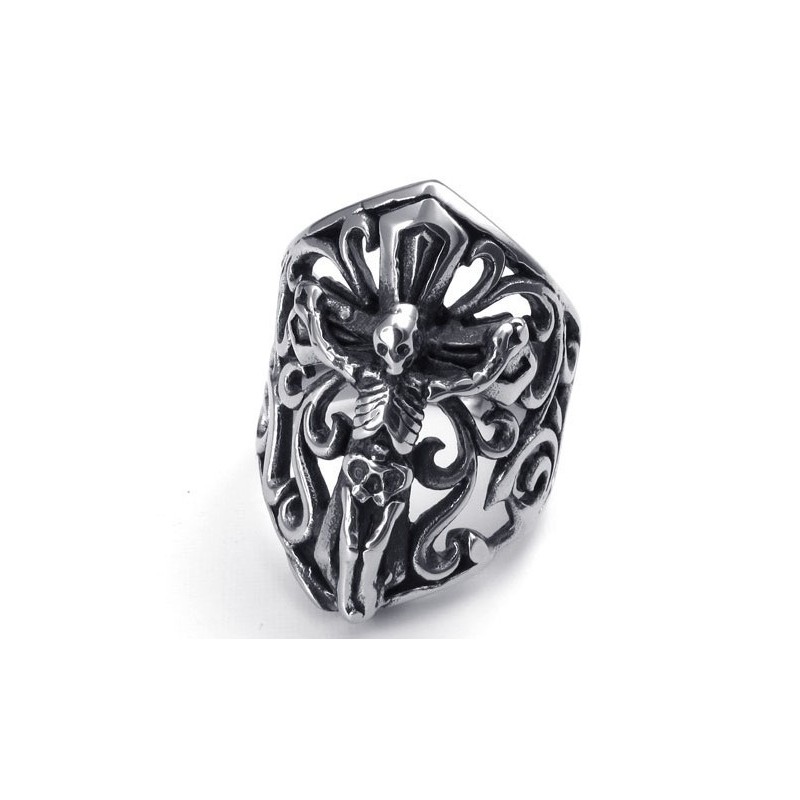 Ausgefeilte Technologie Zarte Farben Hochwertiger Titanring Ausgefeilte Technologie Zarte Farben Hochwertiger Titanring