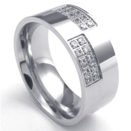 Üppiges Design Farbbrillanz Zuverlässige Qualität Titanring