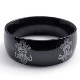 Schönes Design Zarte Farben Ausgezeichnete Qualität Titan Ring