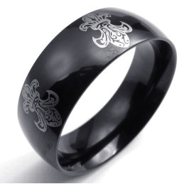 Schönes Design Zarte Farben Ausgezeichnete Qualität Titan Ring