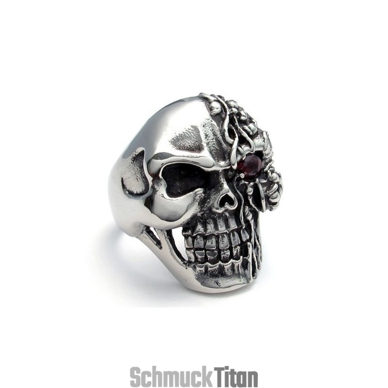 Fein Verarbeiteter Farbbrillanz Hochwertiger Titanring