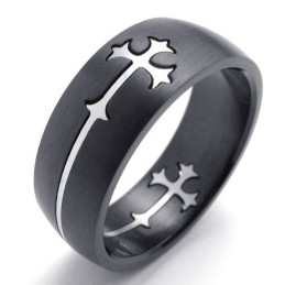 Geschicktes Design Zarte Farben Hochwertiger Titanring