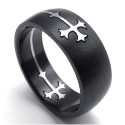 Geschicktes Design Zarte Farben Hochwertiger Titanring