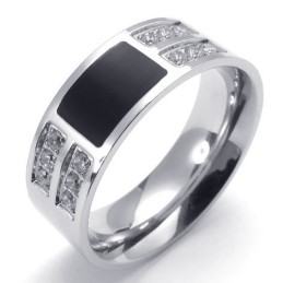 Wunderschönes Design, Farbbrillanz, Um Eine Lange Geschichte Zu Haben, Titanring