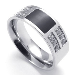 Wunderschönes Design, Farbbrillanz, Um Eine Lange Geschichte Zu Haben, Titanring