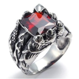Üppiges Design, Schöne Farben, Exzellente Qualität, Titanring