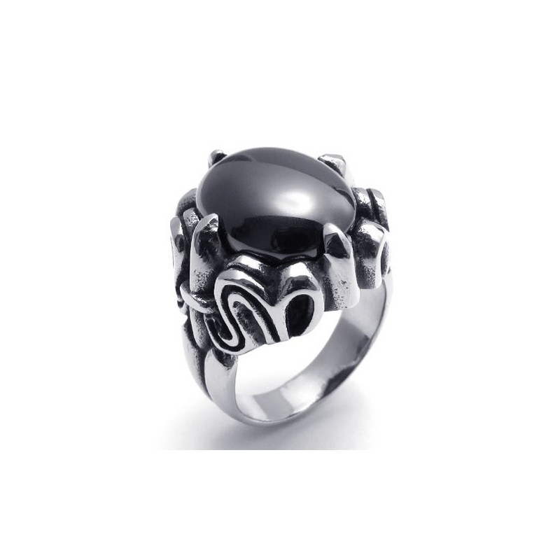 Üppiges Design, Zarte Farben, Exzellenter Titanring Üppiges Design, Zarte Farben, Exzellenter Titanring