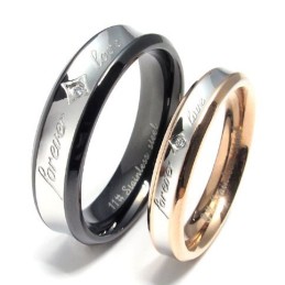 Elegante Form Farbbrillanz Langlebig Im Gebrauch Titanring