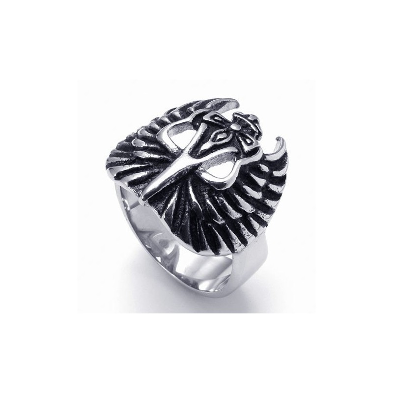 Üppiges Design, Zarte Farben, Hochwertiger Titanring Üppiges Design, Zarte Farben, Hochwertiger Titanring
