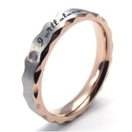 Elegante Form Farbbrillanz Zuverlässiger Ruf Titanring