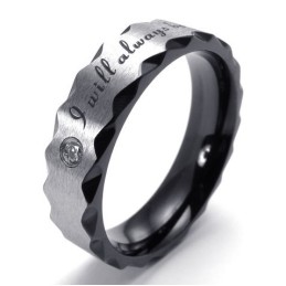Schönes Design Farbbrillanz Zuverlässiger Ruf Titanring