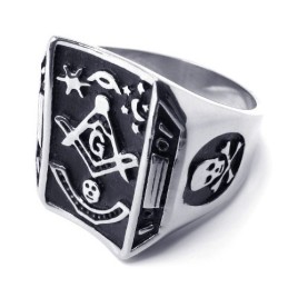 Modische Muster Farbbrillanz Hochwertiger Titanring