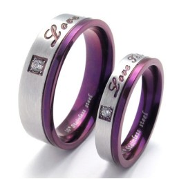 Ausgefeilte Technologie Wunderschöne Farben Hochwertiger Titanring