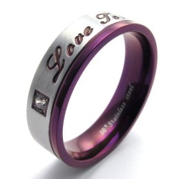 Schönes Design Schöne Farben Hochwertiger Titanring