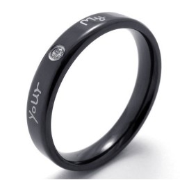 Geschicktes Design Zarte Farben Hochwertiger Titanring
