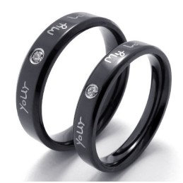 Geschicktes Design Zarte Farben Hochwertiger Titanring