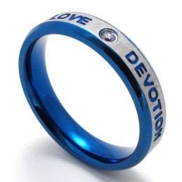 Elegante Form, Schöne Farben, Hochwertiger Titanring