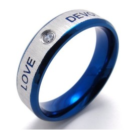 Professionelles Design Schöne Farben Hochwertiger Titanring