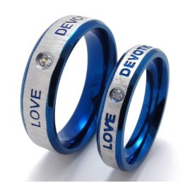 Professionelles Design Schöne Farben Hochwertiger Titanring