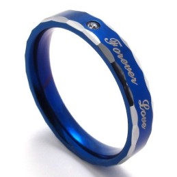 Ausgefeilte Technologie Schöne Farben Hochwertiger Titanring