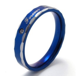Ausgefeilte Technologie Schöne Farben Hochwertiger Titanring