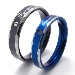 Ausgefeilte Technologie Schöne Farben Hochwertiger Titanring