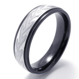 Geschicktes Design Zarte Farben Der König Der Qualität Titanring