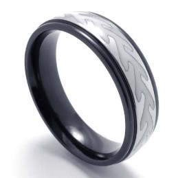 Geschicktes Design Zarte Farben Der König Der Qualität Titanring