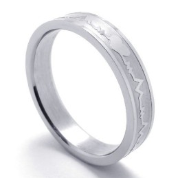 Elegante Form, Farbbrillanz, Der König Der Qualität, Titanring