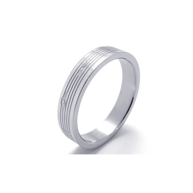 Geschicktes Design Farbbrillanz Weltweit Bekannter Titanring Geschicktes Design Farbbrillanz Weltweit Bekannter Titanring