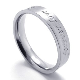 Verschiedene Stile Farbbrillanz Weltweit Bekannter Titanring