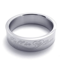 Elegante Form, Farbbrillanz, Qualität Und Quantität Garantiert, Titanring