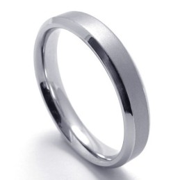 Modernes Design Farbbrillanz Eine Lange Geschichte Titanring