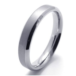 Modernes Design Farbbrillanz Eine Lange Geschichte Titanring