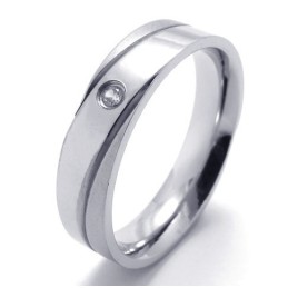Professionelles Design Farbbrillanz Für Einen Titanring Mit Langer Geschichte