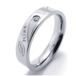 Professionelles Design Zarte Farben Hochwertiger Titanring