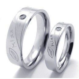 Professionelles Design Zarte Farben Hochwertiger Titanring