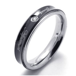 Deft Design Farbbrillanz Hochwertiger Titanring