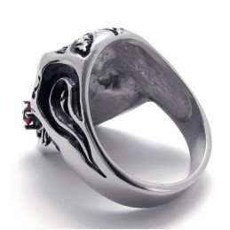 Modernes Design Farbbrillanz Weltweit Bekannter Titanring