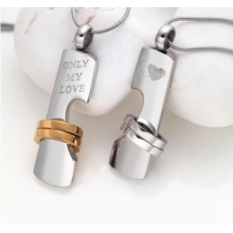 Halskette Mit Anhänger „Only My Love Sweetheart“ Aus Titan