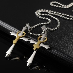 Männliche Und Weibliche Symbole Titan Kreuz Halskette Anhänger Für Männer Und Frauen