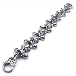 Wunderschönes Design Farbbrillanz Hochwertiges Titanarmband
