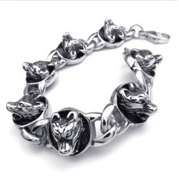 Üppiges Design Farbbrillanz Hochwertiges Titanarmband