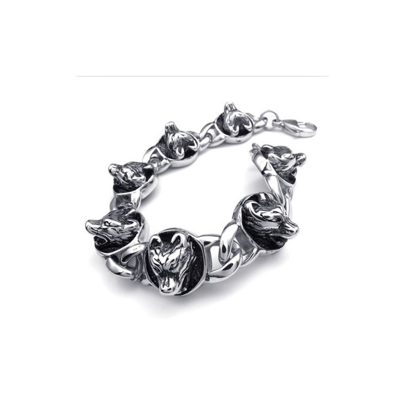 Üppiges Design Farbbrillanz Hochwertiges Titanarmband Üppiges Design Farbbrillanz Hochwertiges Titanarmband