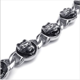 Üppiges Design Farbbrillanz Hochwertiges Titanarmband