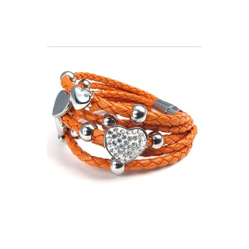 Schönes Design Schöne Farben Zuverlässige Qualität Edelstahl Lederarmband Schönes Design Schöne Farben Zuverlässige Qualität Edelstahl Lederarmband