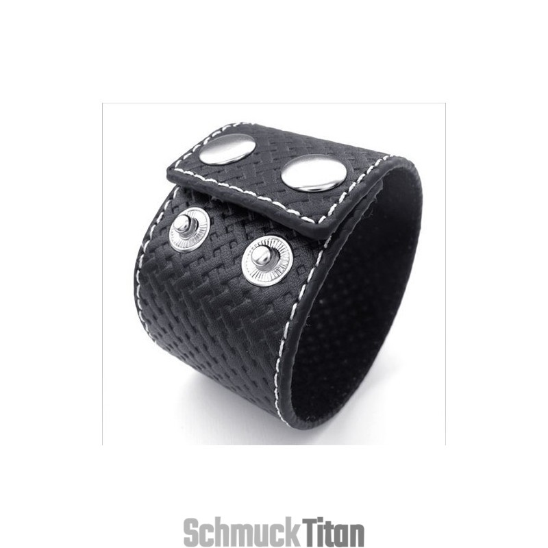 Geschickte Herstellung Zarte Farben Zuverlässige Qualität Titan Leder Armreif